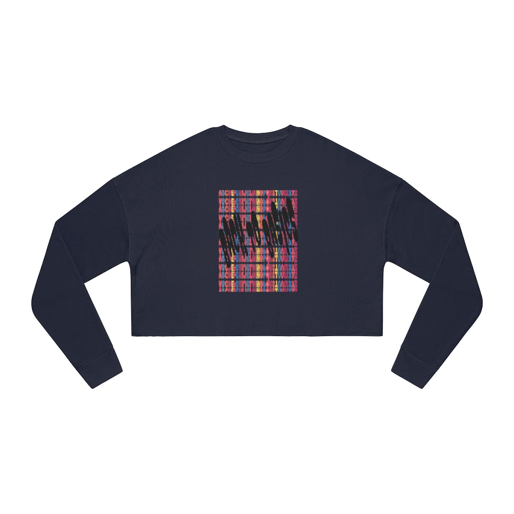 Back To Basics Cropped Graphic Sweatshirt