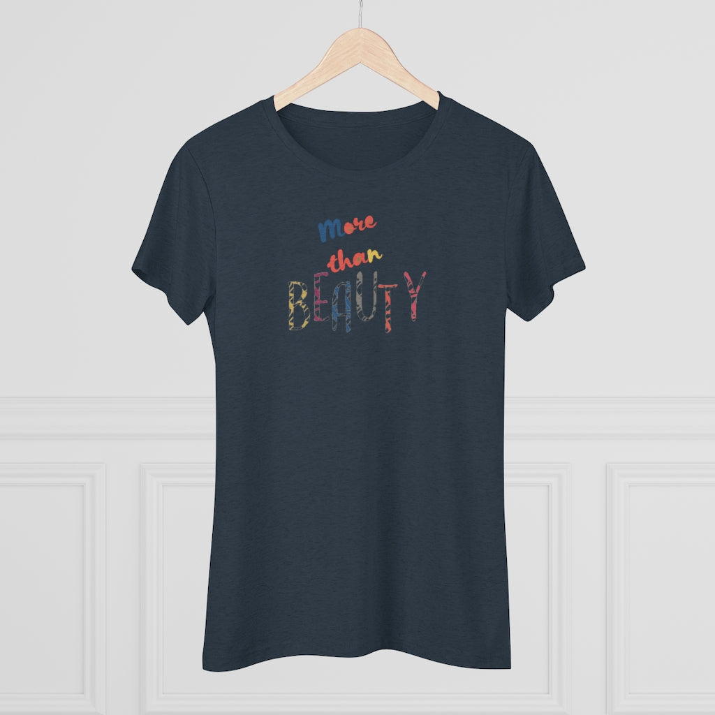 More Than Beauty Triblend Graphic Tee