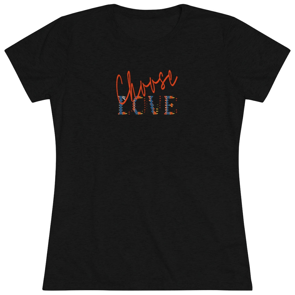 Choose Love Triblend Graphic Tee