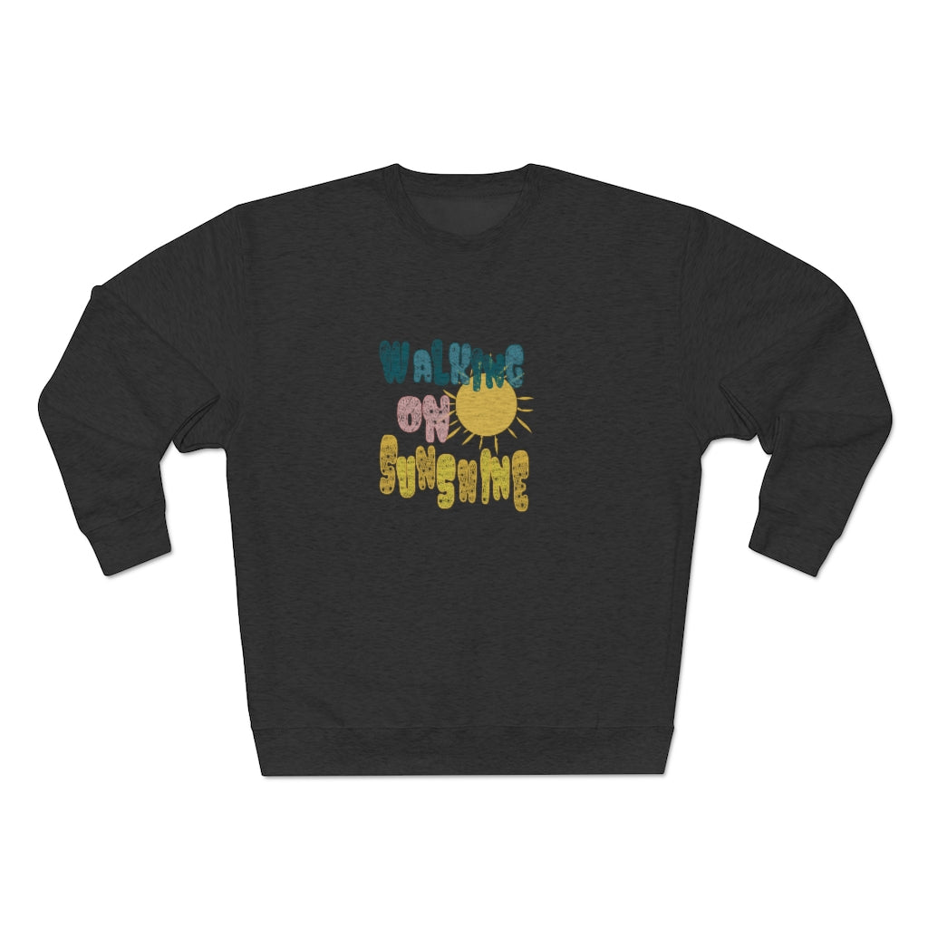 Walking On Sunshine Graphic Crewneck Sweatshirt