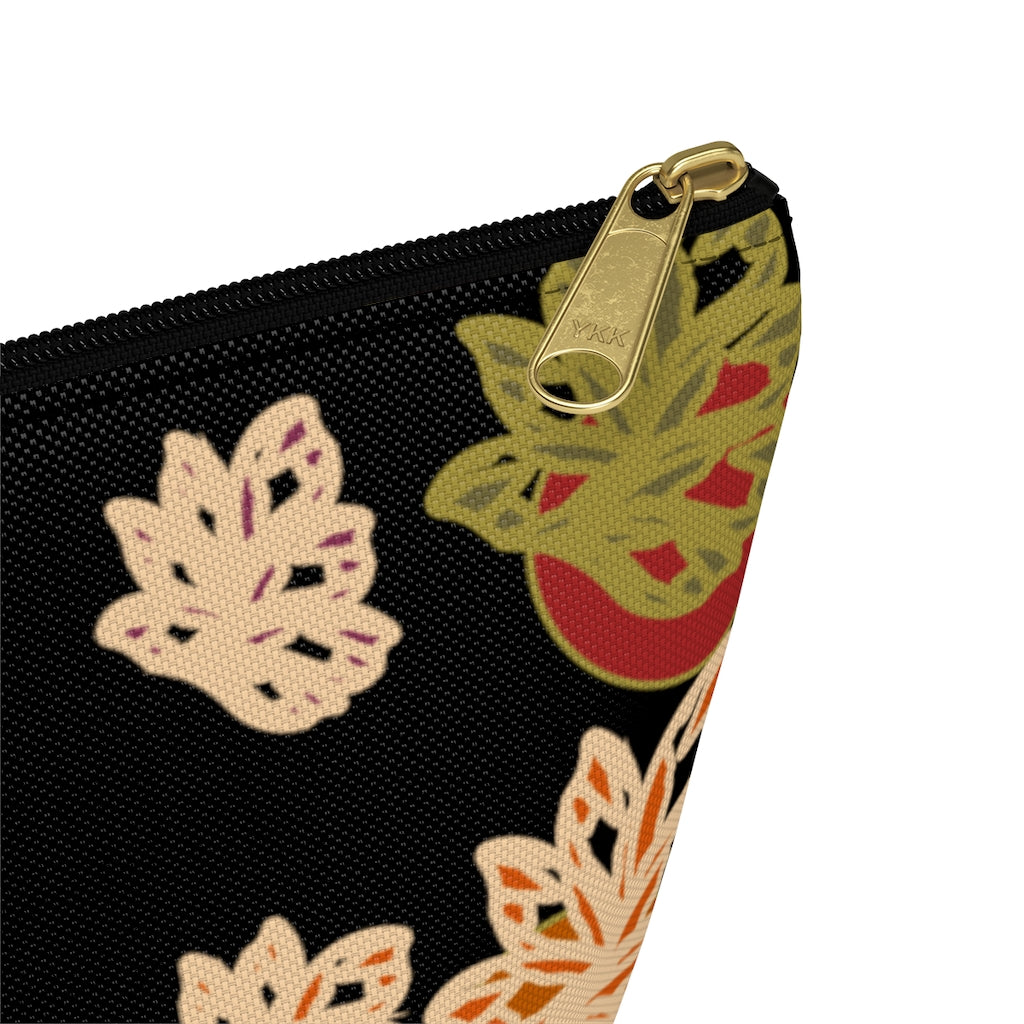 Falling Leaves Accessory Pouch w T-bottom