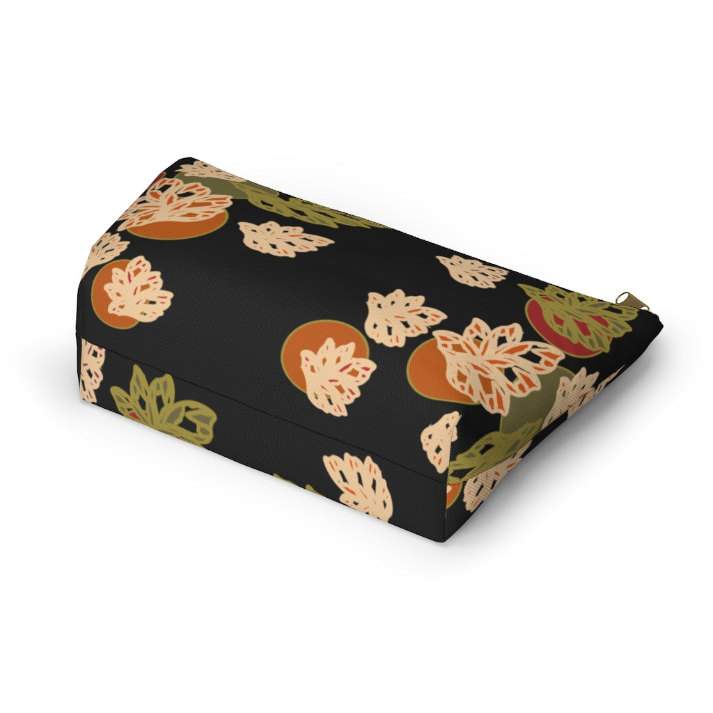 Falling Leaves Accessory Pouch w T-bottom