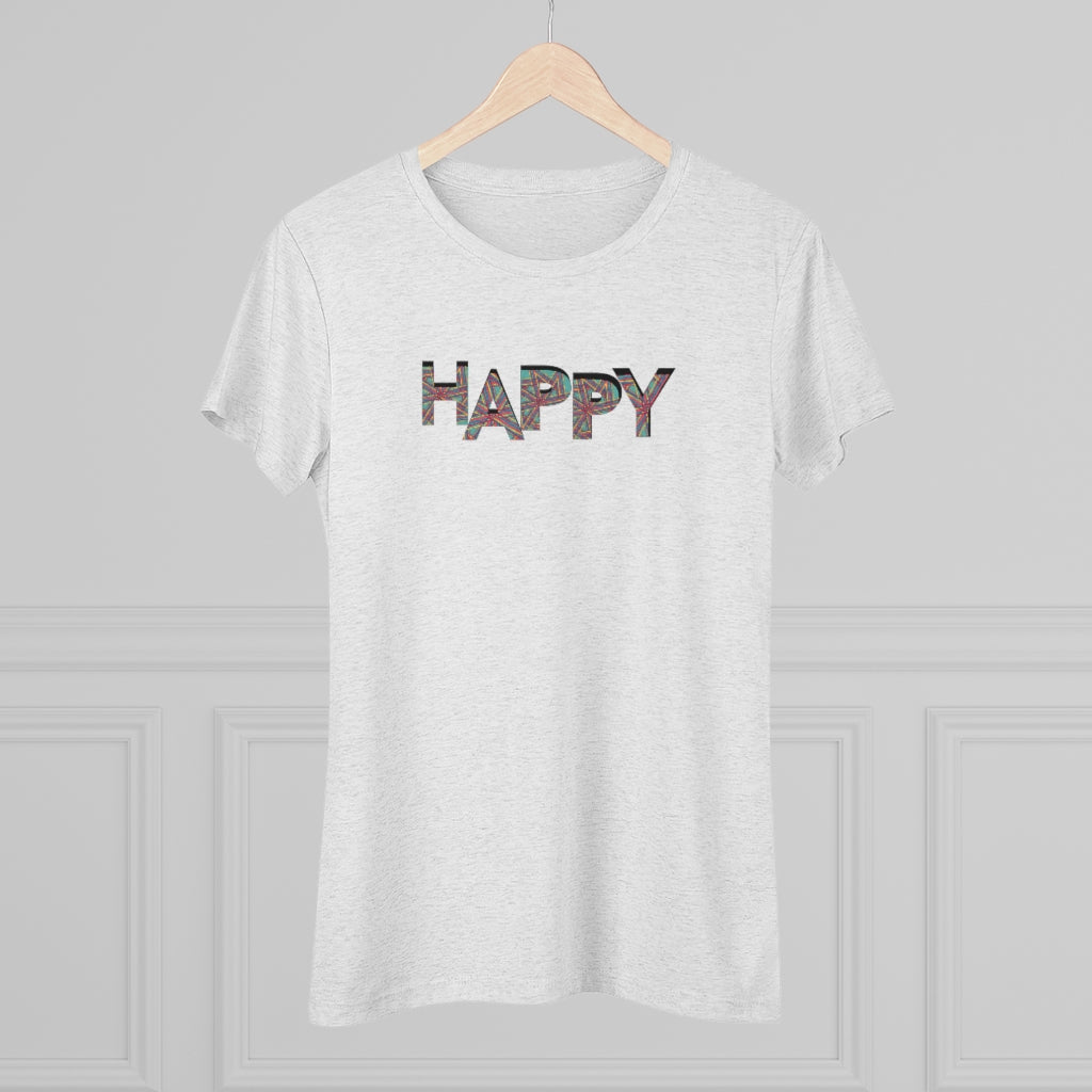 Happy Triblend Graphic Tee