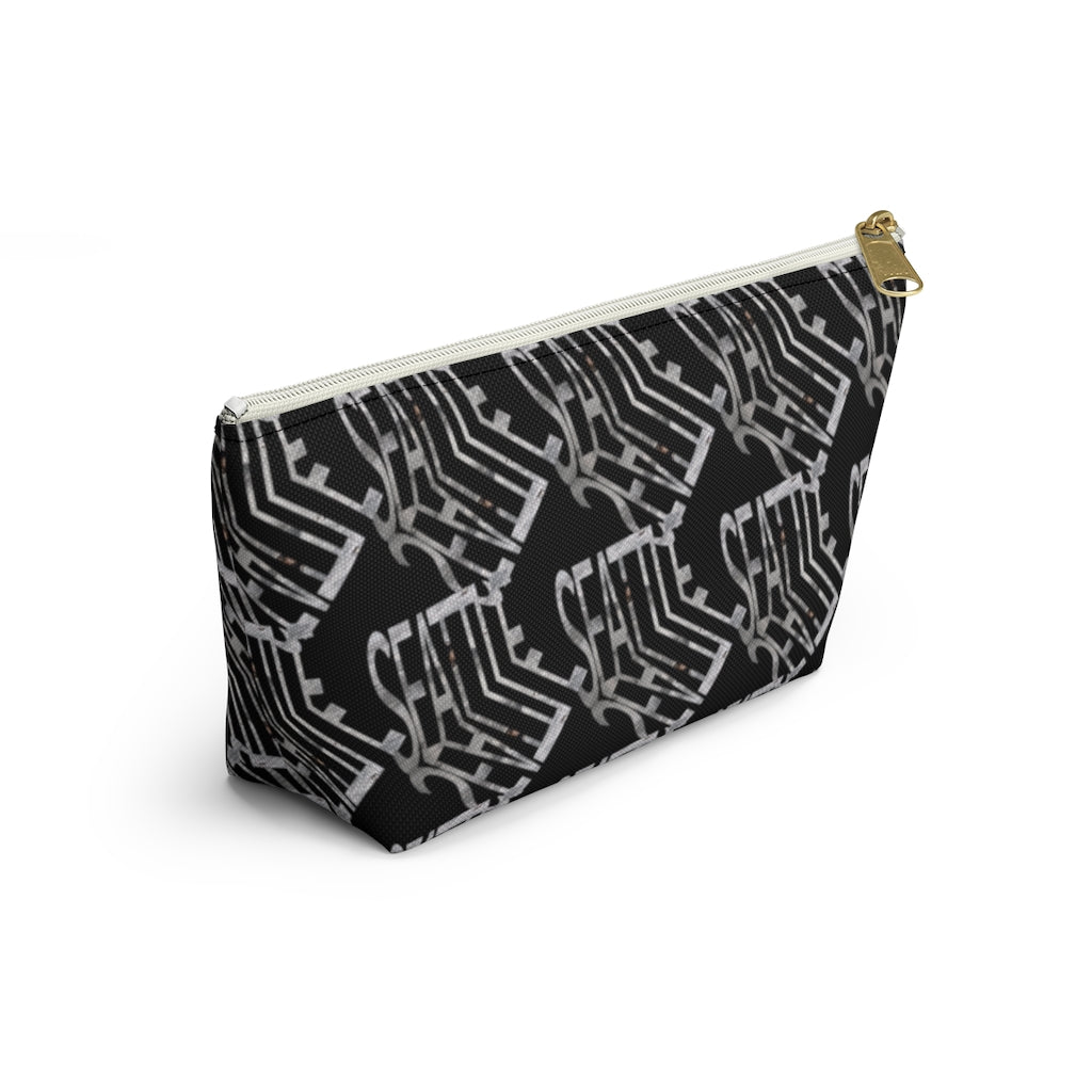 Seattle Graphic Pattern Accessory Pouch w T-bottom