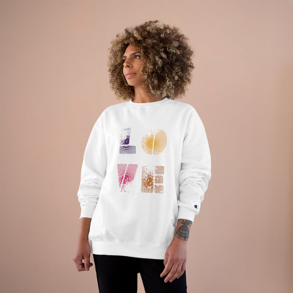 Daisy Love Champion Graphic  Sweatshirt