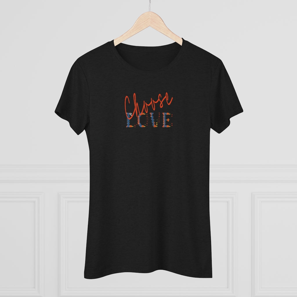 Choose Love Triblend Graphic Tee